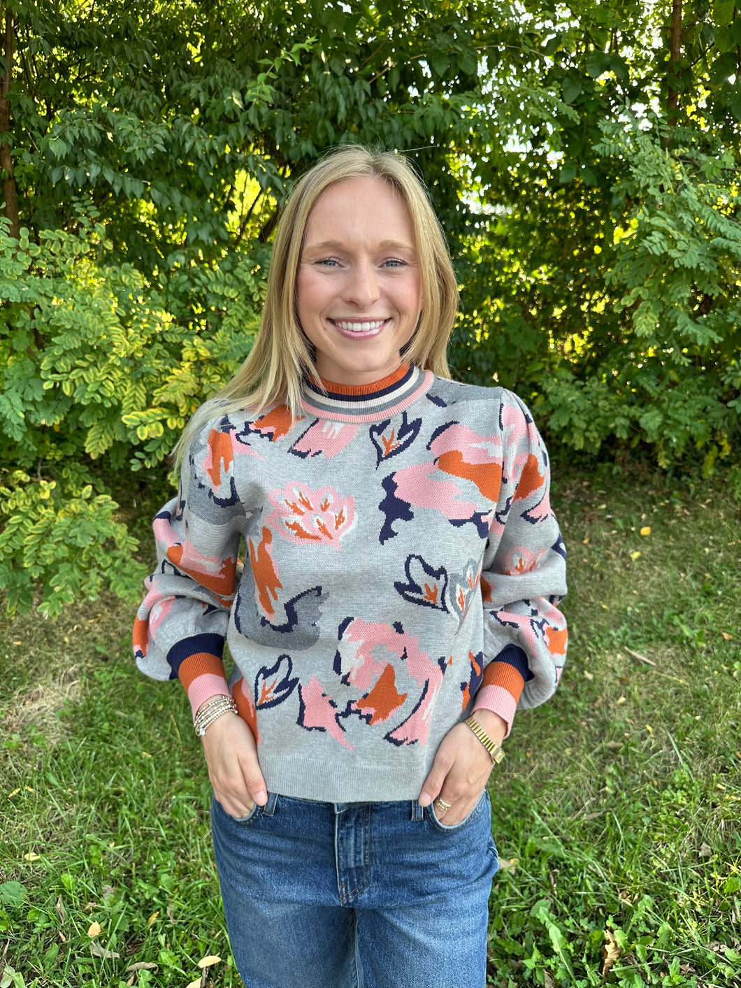 Knit Pattern Sweater