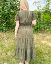 Load image into Gallery viewer, Olive Smocked Waist Tiered Dress
