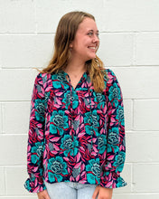 Load image into Gallery viewer, Lovestruck Teal Elena Top
