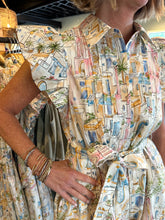 Load image into Gallery viewer, Novelty Print Flutter Sleeve Mini Dress
