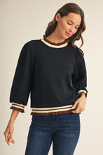 Load image into Gallery viewer, Ruffle Edge Detail Solid Top
