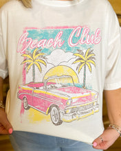 Load image into Gallery viewer, Beach Club Oversized Graphic Tee
