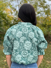 Load image into Gallery viewer, Seafoam Short Sleeve Textured Top
