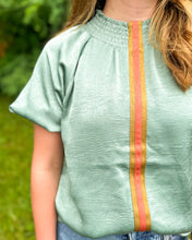 Load image into Gallery viewer, Seafoam Mock Neck Top
