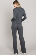 Load image into Gallery viewer, Soft Sweater Flare Pant Set
