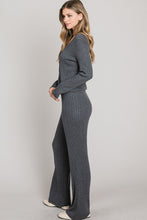 Load image into Gallery viewer, Soft Sweater Flare Pant Set
