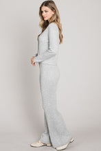 Load image into Gallery viewer, Soft Sweater Flare Pant Set
