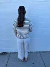 Load image into Gallery viewer, Striped Collared Sweater Top
