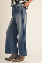 Load image into Gallery viewer, Wide Leg Casual Washed Denim Pants
