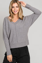 Load image into Gallery viewer, V Neck Pullover with Center Seam
