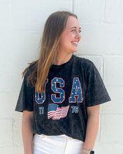 Load image into Gallery viewer, USA 1776 4th of July Graphic Tee
