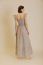 Load image into Gallery viewer, Printed Smocked Ruffle Dress
