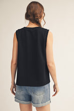Load image into Gallery viewer, Smocking Edge Detail Tank Top
