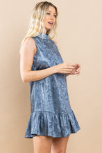 Load image into Gallery viewer, Aubree Velvet Mock Neck Dress
