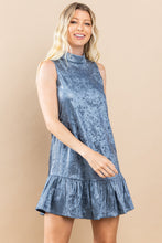 Load image into Gallery viewer, Aubree Velvet Mock Neck Dress
