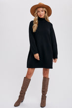 Load image into Gallery viewer, Turtleneck Sweater Dress
