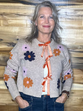 Load image into Gallery viewer, Autumn Flower Knit Cardigan
