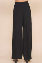 Load image into Gallery viewer, Soft Linen Smock Waist Wide Leg Pants
