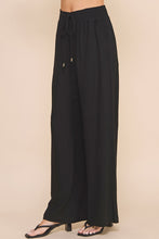 Load image into Gallery viewer, Soft Linen Smock Waist Wide Leg Pants
