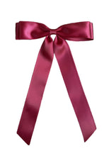 Load image into Gallery viewer, Silk Ribbon Bow Hair Clips
