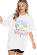 Load image into Gallery viewer, Beach Club Oversized Graphic Tee
