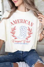 Load image into Gallery viewer, American Cowgirl Club - 4th of July Patriotic Tee
