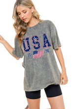 Load image into Gallery viewer, USA 1776 4th of July Graphic Tee
