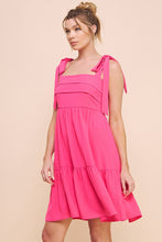 Load image into Gallery viewer, Wanda Tie Strap Pleated Dress
