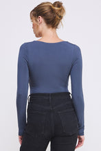 Load image into Gallery viewer, Long Sleeve Square Neck Bodysuit
