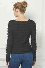Load image into Gallery viewer, Long Sleeve Layered Ruffle Lace Top
