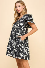 Load image into Gallery viewer, Beatrice Abstract Ruffle Dress
