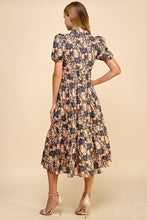 Load image into Gallery viewer, Abstract Collar Printed Midi Dress
