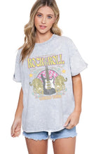 Load image into Gallery viewer, Rock N Roll Leopard Guitar Graphic Tee
