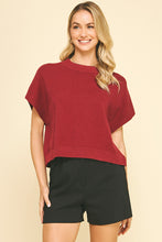 Load image into Gallery viewer, Dropped Shoulder Sweater Top
