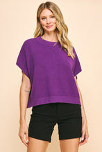 Load image into Gallery viewer, Dropped Shoulder Sweater Top
