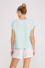 Load image into Gallery viewer, Fine Gauge Scallop Pattern Relaxed Knit Top

