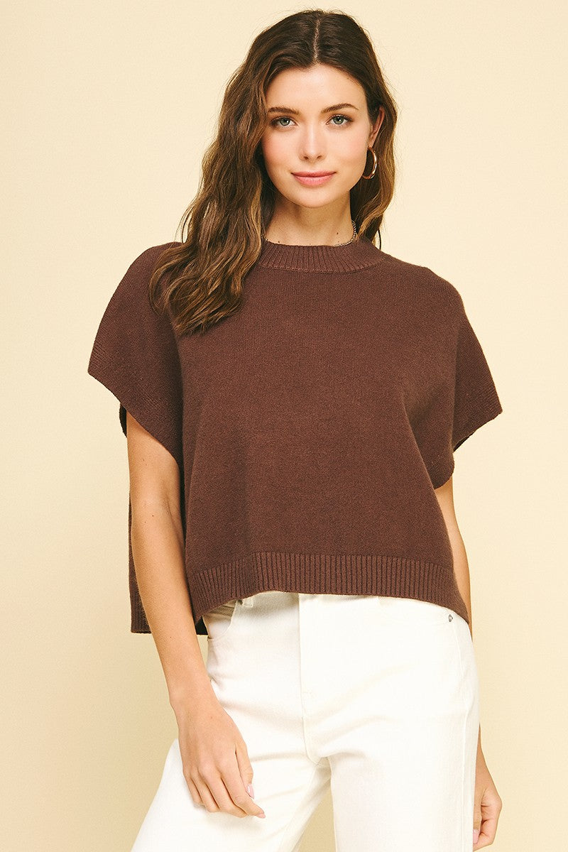 Dropped Shoulder Sweater Top