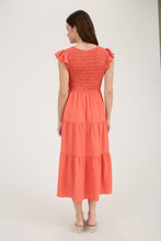 Load image into Gallery viewer, Flutter Sleeve Midi Dress
