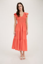 Load image into Gallery viewer, Flutter Sleeve Midi Dress
