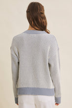 Load image into Gallery viewer, Chenille V Neck Ribbed Sweater Top
