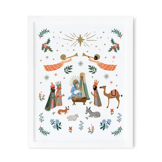 8X10 Rifle Paper Co. Prints Nativity Art Print