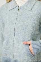 Load image into Gallery viewer, Zip Up Sweater Jacket
