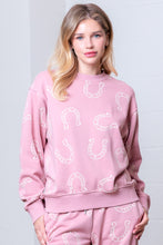 Load image into Gallery viewer, Horseshoe Printed Sweatshirt
