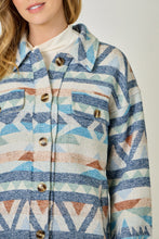 Load image into Gallery viewer, Aztec Print Shacket
