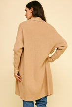 Load image into Gallery viewer, Waffle Textured Open Front Cardigan

