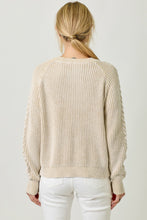 Load image into Gallery viewer, Washed Cable Sweater

