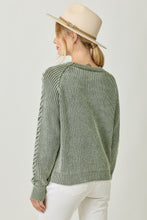 Load image into Gallery viewer, Washed Cable Sweater
