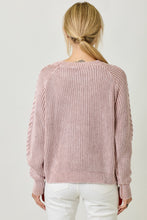 Load image into Gallery viewer, Washed Cable Sweater

