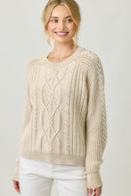 Load image into Gallery viewer, Washed Cable Sweater
