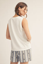 Load image into Gallery viewer, Smocking Edge Detail Tank Top

